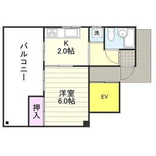 ちひろビル【0501号室】の間取り