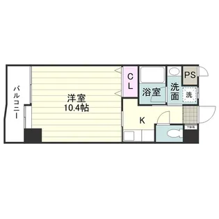 サンパティーク鴨池【0302号室】の間取り