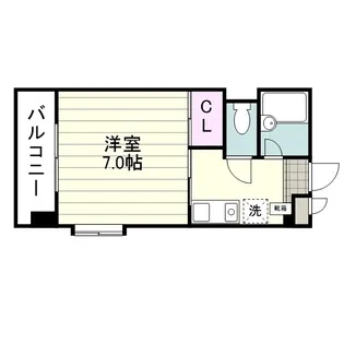 ベルハイム大学前【0401号室】の間取り