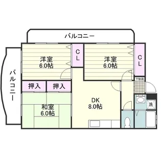 スピカ33【0401号室】の間取り