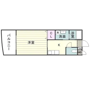 ブルースター天保山【0503号室】の間取り
