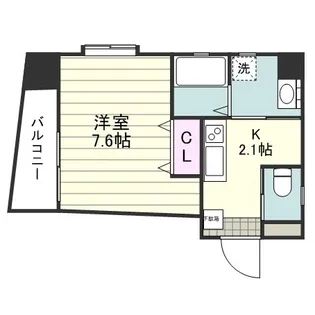 グランビルド鴨池【0803号室】の間取り