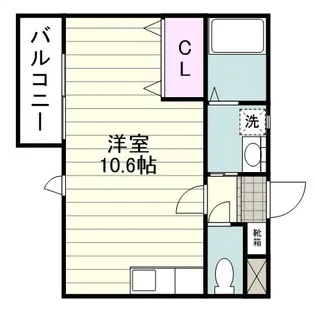 リバーサイドMK3【0103号室】の間取り