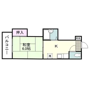 ウエストリバー新照院【0702号室】の間取り