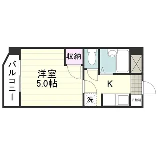 ピュア桜マンション【0201号室】の間取り