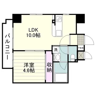 Fシリーズ鴨池【0701号室】の間取り