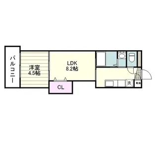 RE庵【0402号室】の間取り