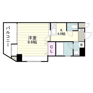 MBC不動産 谷山ビル【0701号室】の間取り