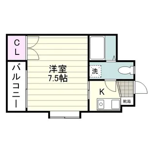 シャンテ城山【0303号室】の間取り