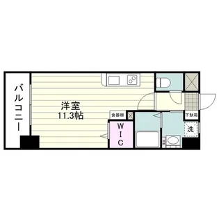 ネオアクシス加治屋町【0902号室】の間取り