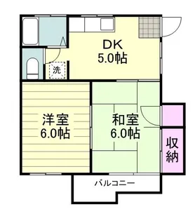 ハイツタウニィ【0203号室】の間取り