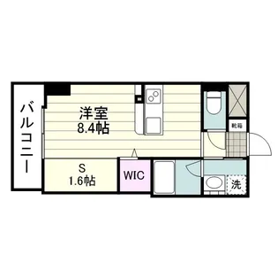 フォンス東谷山【0402号室】の間取り