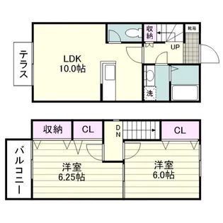 ファミーユ 弐番館【0103号室】の間取り