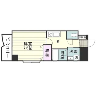 コスミオン松原【0902号室】の間取り