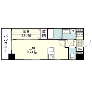 グランメゾン春桜【0701号室】の間取り