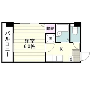 KMビル【0305号室】の間取り