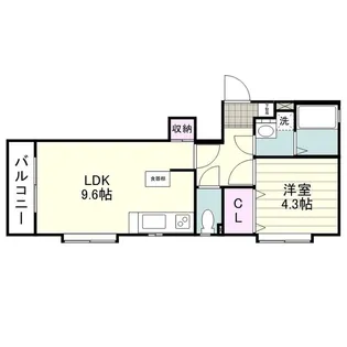 ネオアクシスナポリ【0302号室】の間取り