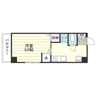 カーム鴨池【0306号室】の間取り