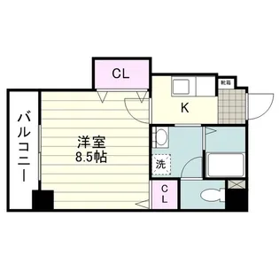 芦刈ビル【0208号室】の間取り