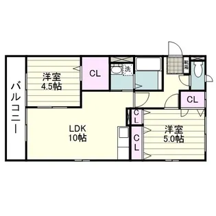 シャルマンハイム【0203号室】の間取り