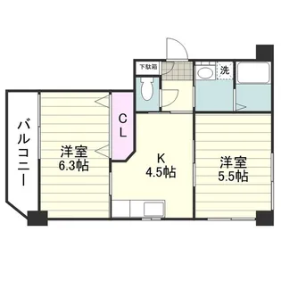 ASTRIA【0202号室】の間取り