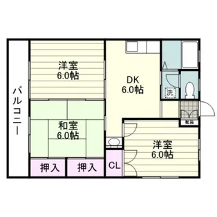 ハピネスハイツ【0202号室】の間取り