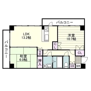 シーサイドパーク小川【0501号室】の間取り