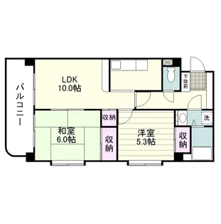 パークマンション明和【0101号室】の間取り