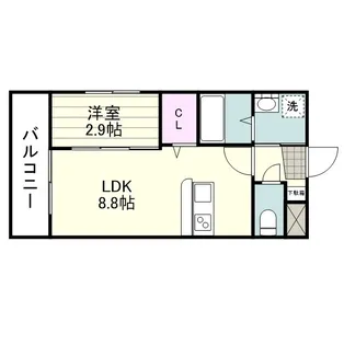 ユイ グラース【0201号室】の間取り