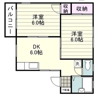 アパートメント06【0101号室】の間取り
