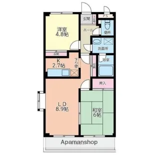 A・FプリベールⅠ【A203号室】の間取り