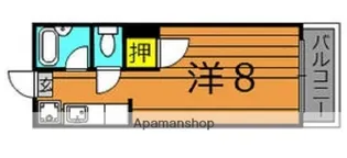 第6富山ビル【509号室】の間取り