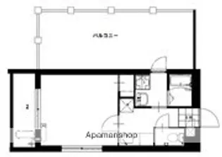 N−南郡元【5階】の間取り