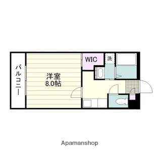 N−南郡元【3階】の間取り