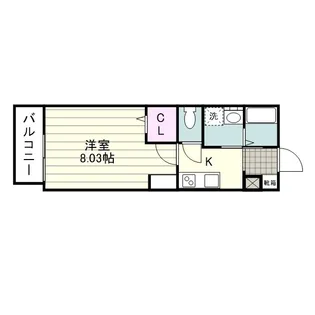 REALIZE BASE【0103号室】の間取り