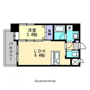 INVERNO【906号室】の間取り