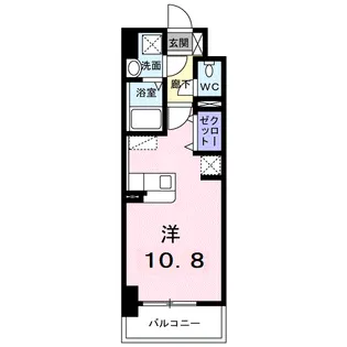 ルーカス 武之橋【2階】の間取り