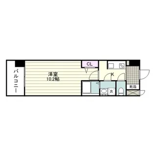 SーRESIDENCE新町AGOG【0104号室】の間取り