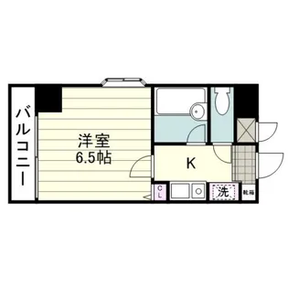 トーカンキャステール交通局前【0901号室】の間取り