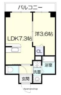 ピネータ天保山【505号室】の間取り