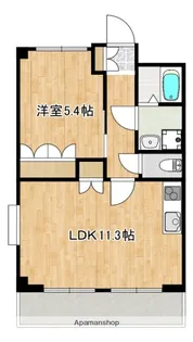 サンライズガーデン【101号室】の間取り