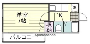 サンライフ永野【3階】の間取り