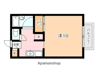 ヴィサージュJ【J5号室】の間取り