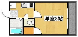 ロゼーヌ脇田【502号室】の間取り