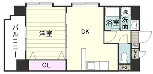 ブルースター天保山【0401号室】の間取り