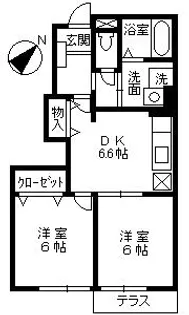 ファースト・ブランチⅠ【1階】の間取り