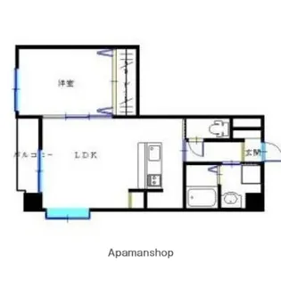 キャトルフィーユ【101号室】の間取り