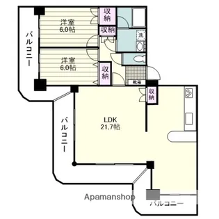 ストークマンション鹿児島【10階】の間取り