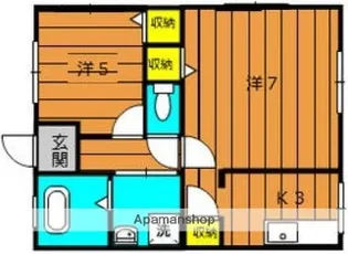キャトル・セゾン【F-4号室】の間取り