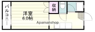 メゾンプチ鴨池【303号室】の間取り